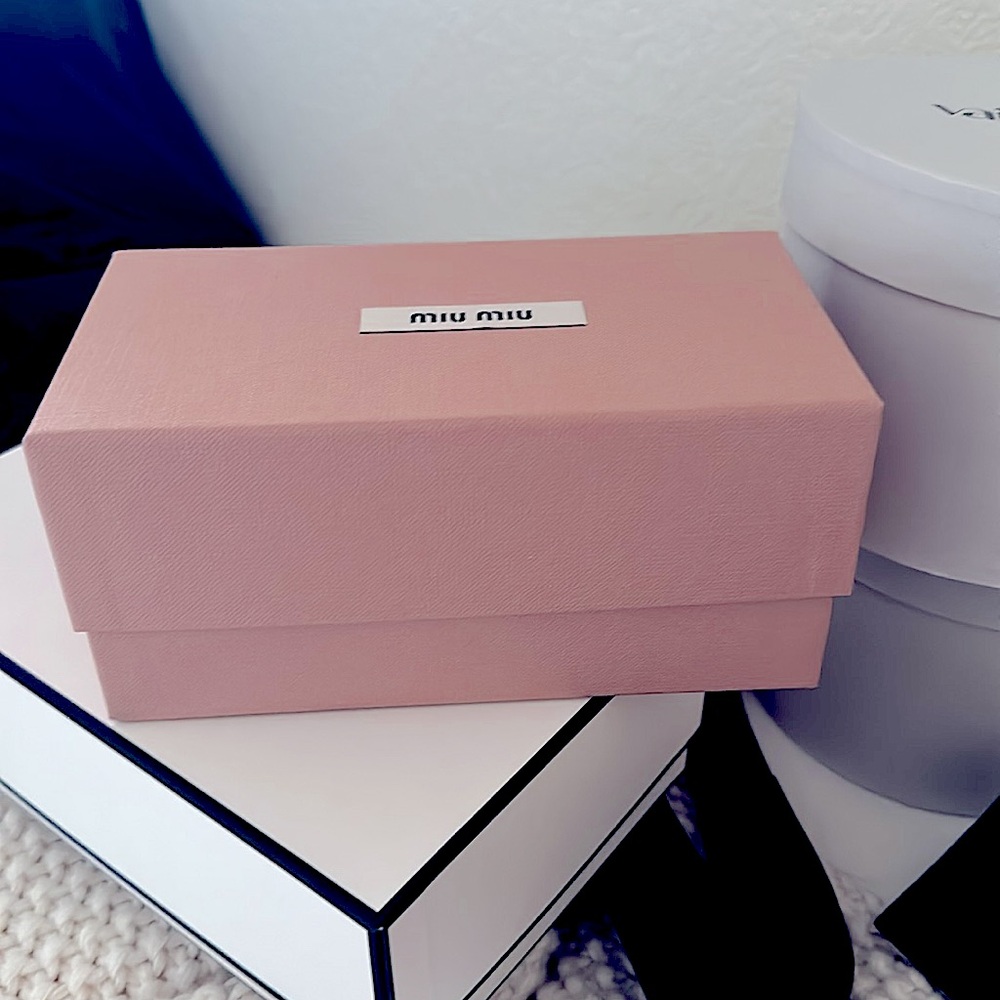 Miu Miu sunglasses box with cloth